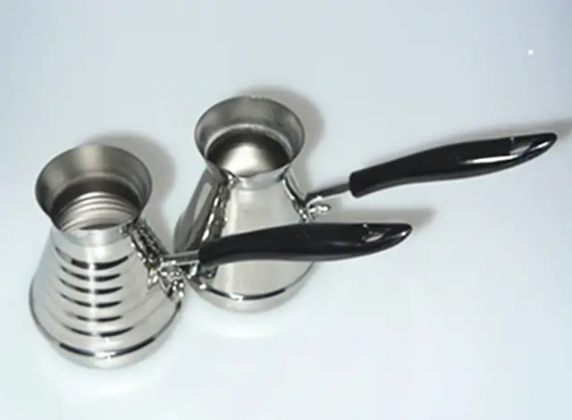 Online High Quality Stainless Steel Turkish Coffee Pot Ibrik High Quality Stainless Steel Turkish Coffee Pot Ibrik Brewer Goosenck Spout Kettle Maker