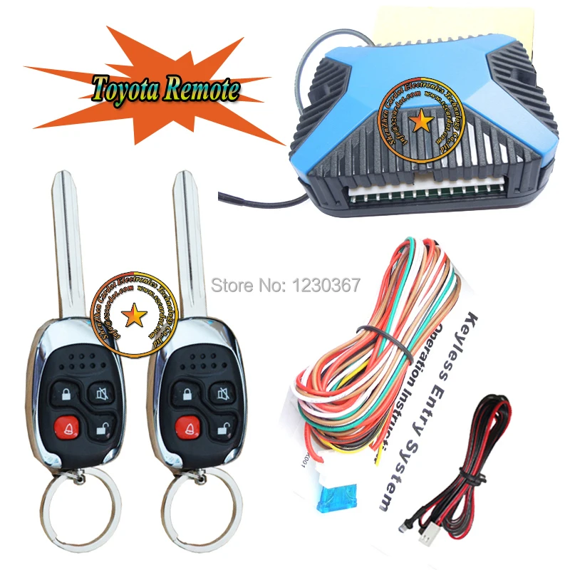 TOP keyless entry is with alarm LED indicator remote keyless lock or unlock car door auto