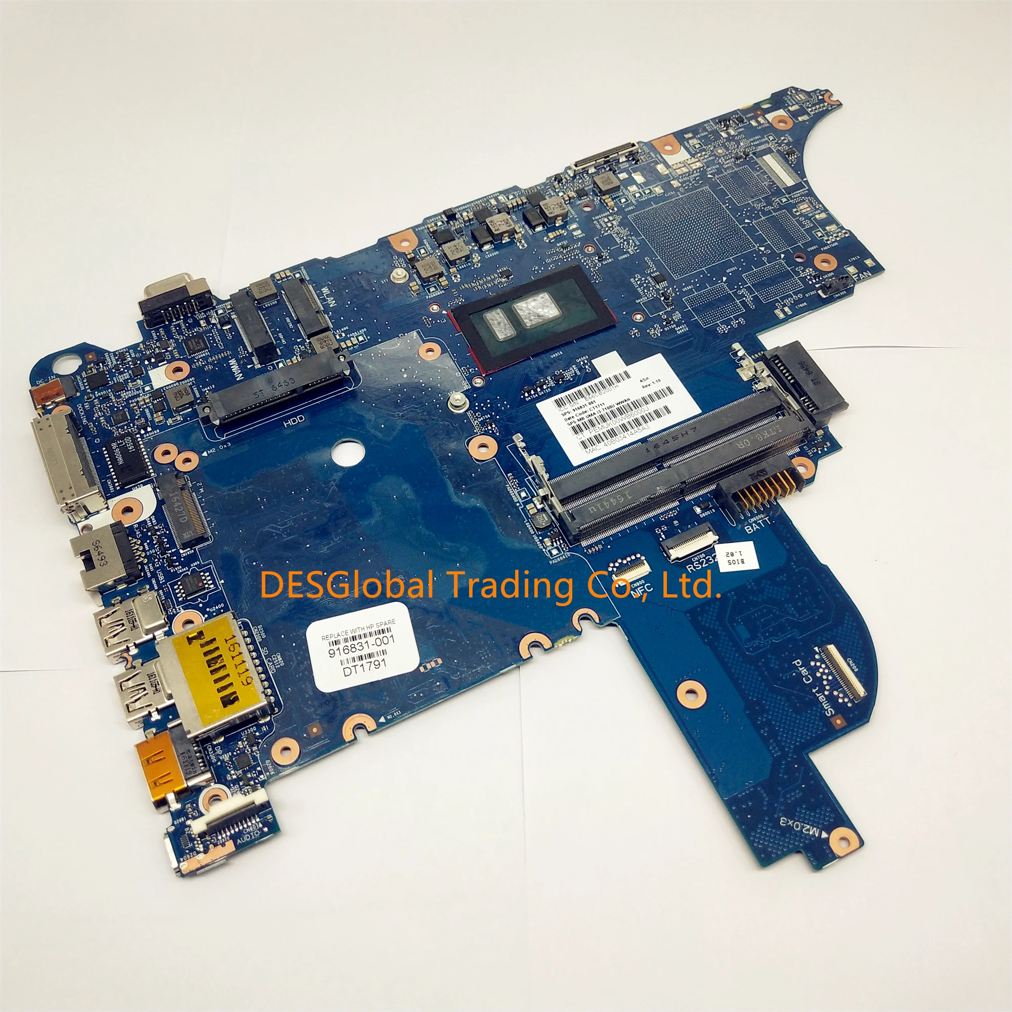 

Mainboard 916831-001 916831-601 916831-501 For HP ProBook 640 G3 650 G3 640-G3 650-G3 Laptop Motherboard i3-7100U 100% Working