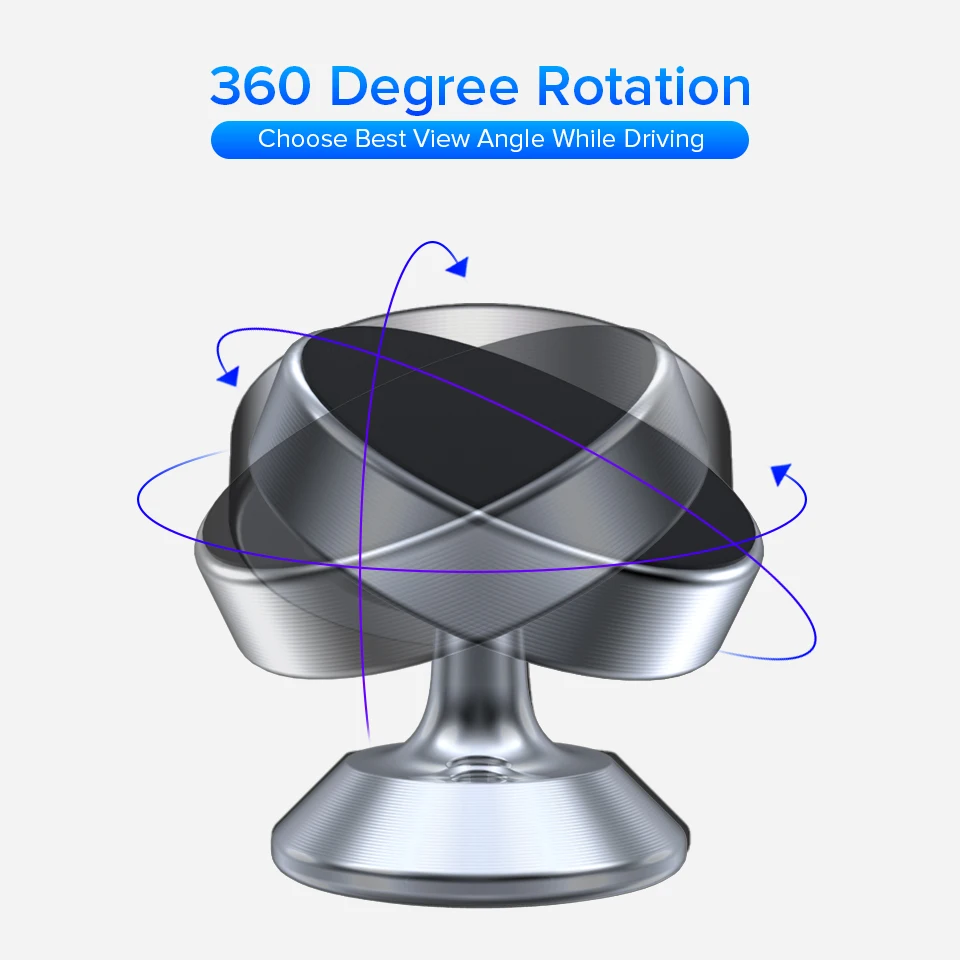 Venroii магнитный автомобильный держатель для телефона для iPhone XR XS приборная панель Xiaomi магнитное крепление Универсальная металлическая подставка для смартфона вращающийся на 360