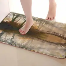 Картина стиль Коврики для улицы, забавные Противоскользящие коврики для ванной, дверные коврики, дверные коврики под входную дверь