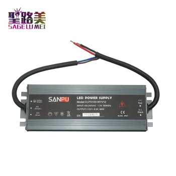 

AC110V-220V to DC24V DC12V 100 W /120W led strips transformer to Adapter waterproof IP68 led ultra-thin Switching power supply