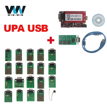 

[UPA-USB Programmer]UPA USB Programmer V2014 Hardware V1.3 Software Full Adapters UPA USB ECU Chip Tunning OBD2 Diagnostic Tool