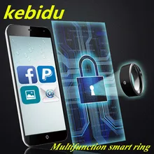 Kebidu Многофункциональный Волшебный палец NFC Кольцо jakcom Smart пару Кольца Поддержка Phone lock IC Копия ID карты для Android NFC телефоны