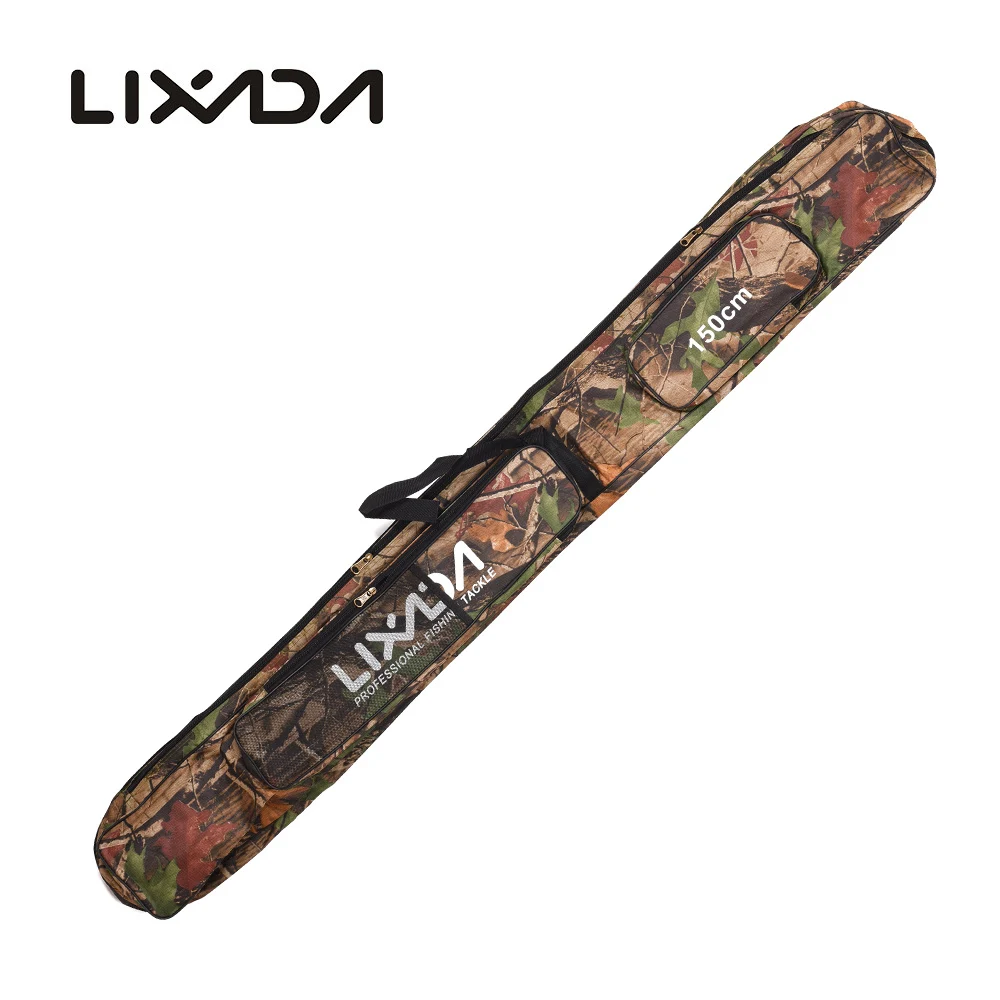

Lixada Double Layer Rod Bags Large Capacity Fishing Rod Tackle Bag 120/150cm Fishing Bag
