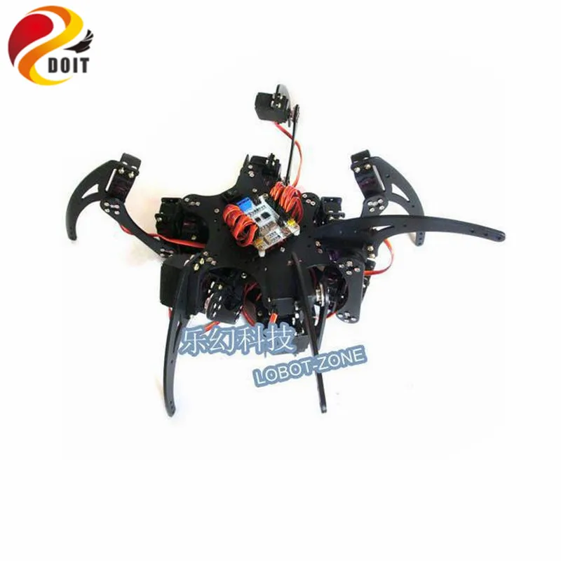 

Official DOIT Spider-Man!!!Six-legged Robot, 6 foot Robots, Spiders Robot Aluminum Alloy Structure Biomimetic Robot