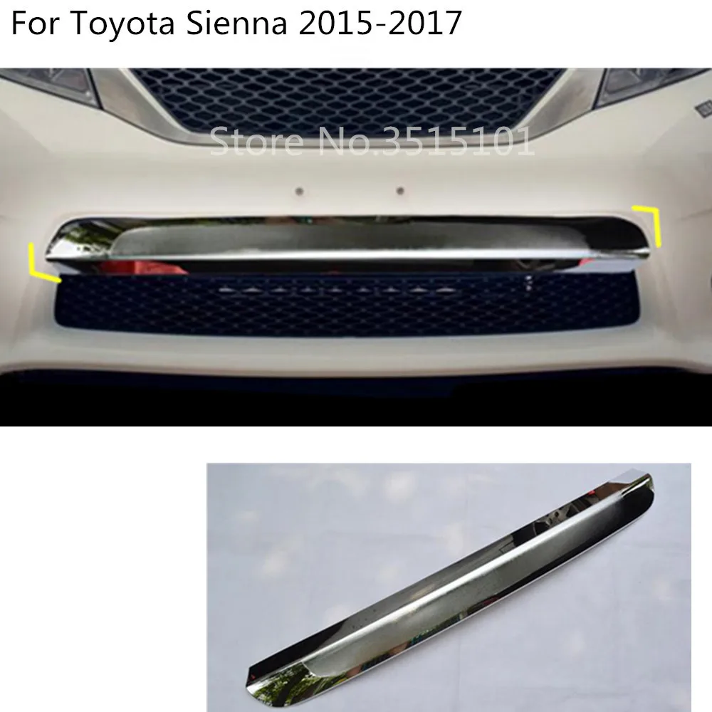 Car ABS chrome front head License Plate door middle grid upper frame plate trim font b