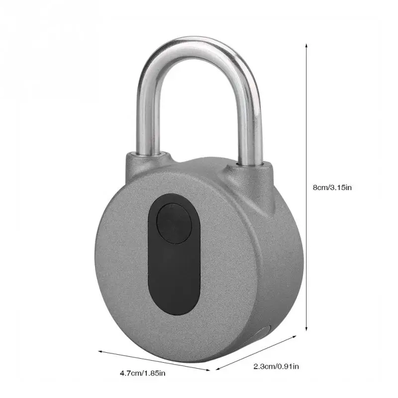 Беспроводной замок без ключа Противоугонный Умный Замок мобильный телефон Bluetooth Приложение используется для дверей рюкзаки велосипеды хранения шкафчики