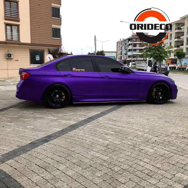 Purple matte metallic satin purple vinyl wraps 4