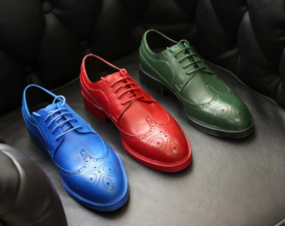 red oxford shoes mens