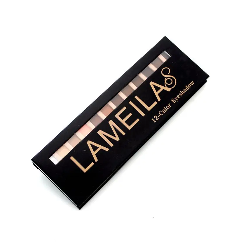 

Pro 12 Colors Shimmer Or Matte Eyeshadow Makeup Palette Long Lasting Eye Shadow Natural Eyeshadow Nude Cosmetics With Brush