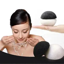 Лидер продаж природных Konjac Конняку facial Puff Уход за кожей лица очищает губка для мытья Exfoliator Очищающий Губка слоеного умывания