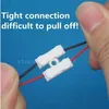 Abrazadera de cable de conector rápido 20 piezas 2p CH2, bloque de terminales, tira de alambre de Conector de Resorte, tira de luz LED, conexión de cable ► Foto 3/5