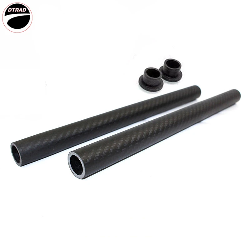 Carbon Fiber 22mm Handlebar Handle Bar Clip On Rods Replacement