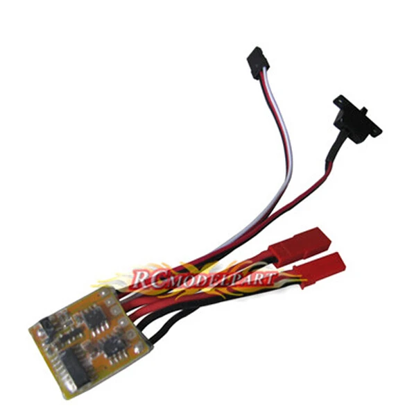 

In Stock RC 10A Brushed ESC Two Way Motor Speed Controller No Brake For 1/16 1/18 1/24 Car Boat Tank + Tracking Number