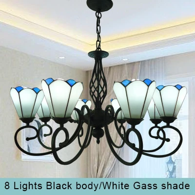 Us 263 99 Mediterranean Bohemian Tiffany Lighting Canada Chandelier Blue Genuine Decorative White And Black Hanging Light Fixtures In Us 263 99 Mediterranean Bohemian Tiffany Lighting Canada Chandelier Blue Genuine Decorative White And Black Hanging Light Fixtures In
