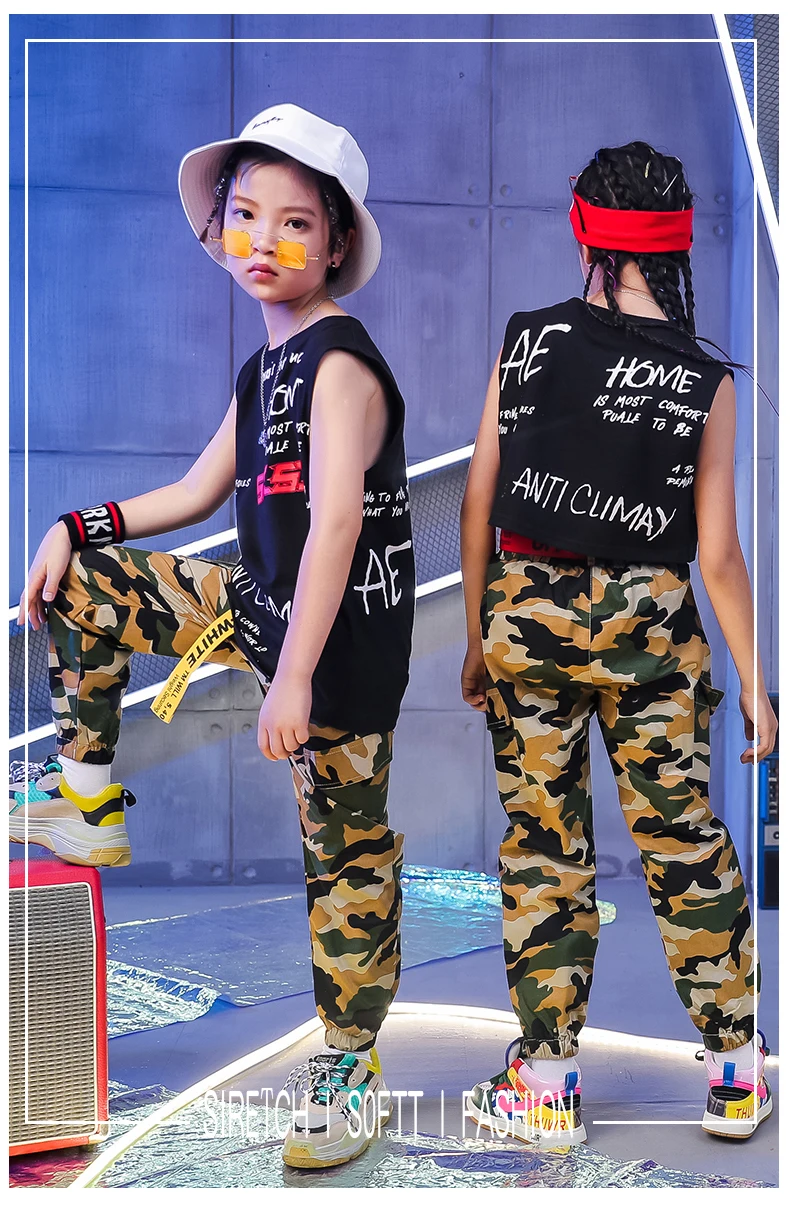 Boys Hip hop Jazz Performance Costume_12