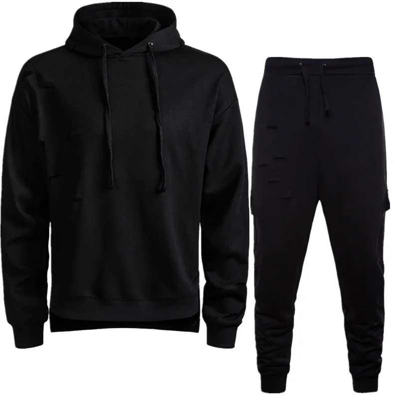 2019 Fashion Homens Hoodies Sweatshirt+Pant Sportswear 2 Piece Set Joggers Tracksuit For Men Masculino Treino Duas Pecas Set 2019 Fashion Homens Hoodies Sweatshirt+Pant Sportswear 2 Piece Set Joggers Tracksuit For Men Masculino Treino Duas Pecas Set