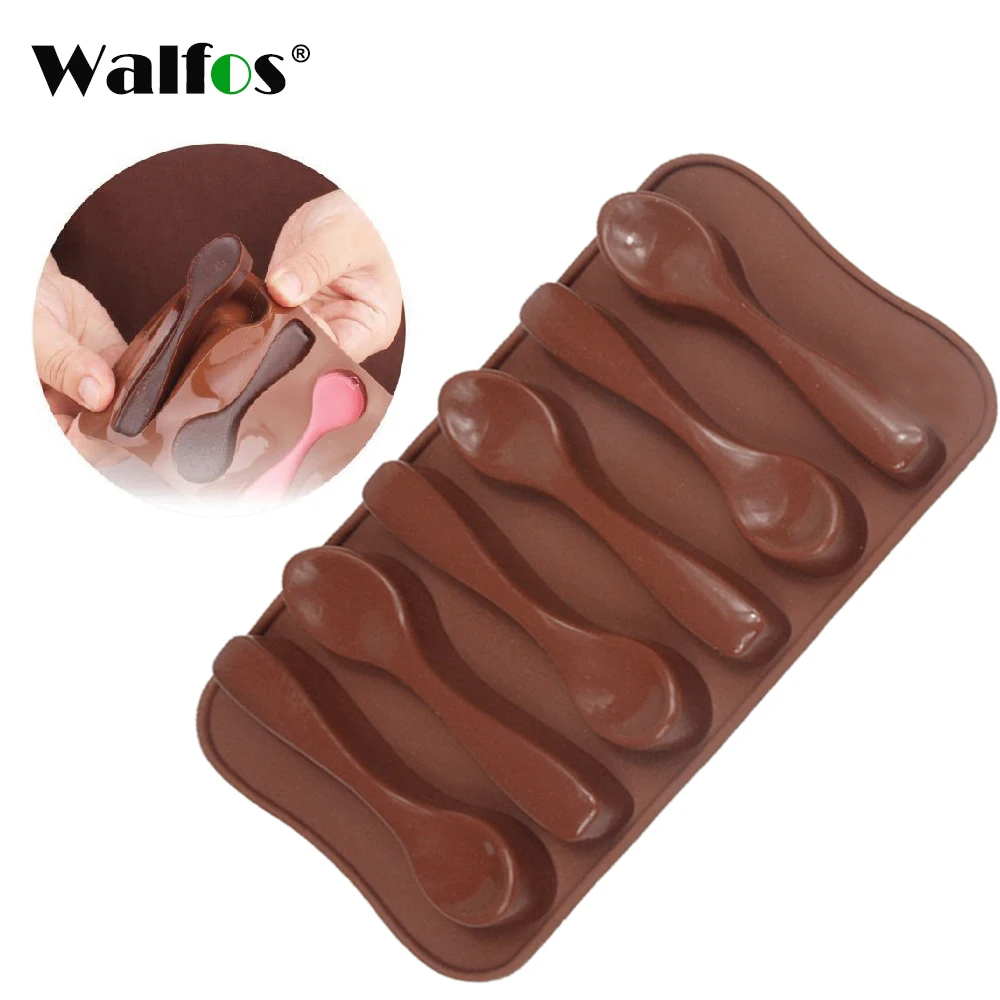 

WALFOS food grade biscuit candy DIY tools Silicone mold chocolates mold lion hippo bear cookies molds SICM-008-18