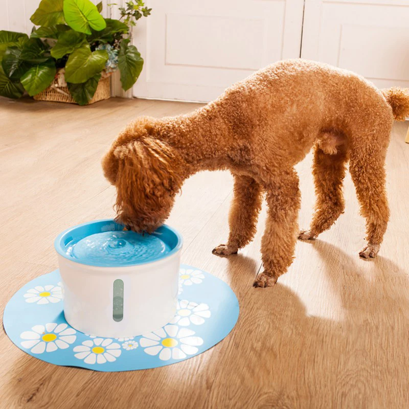 Pet Cats Dogs Automatic Water Feeder Electric Drinking Fountain Bowl Water Dispenser Drink