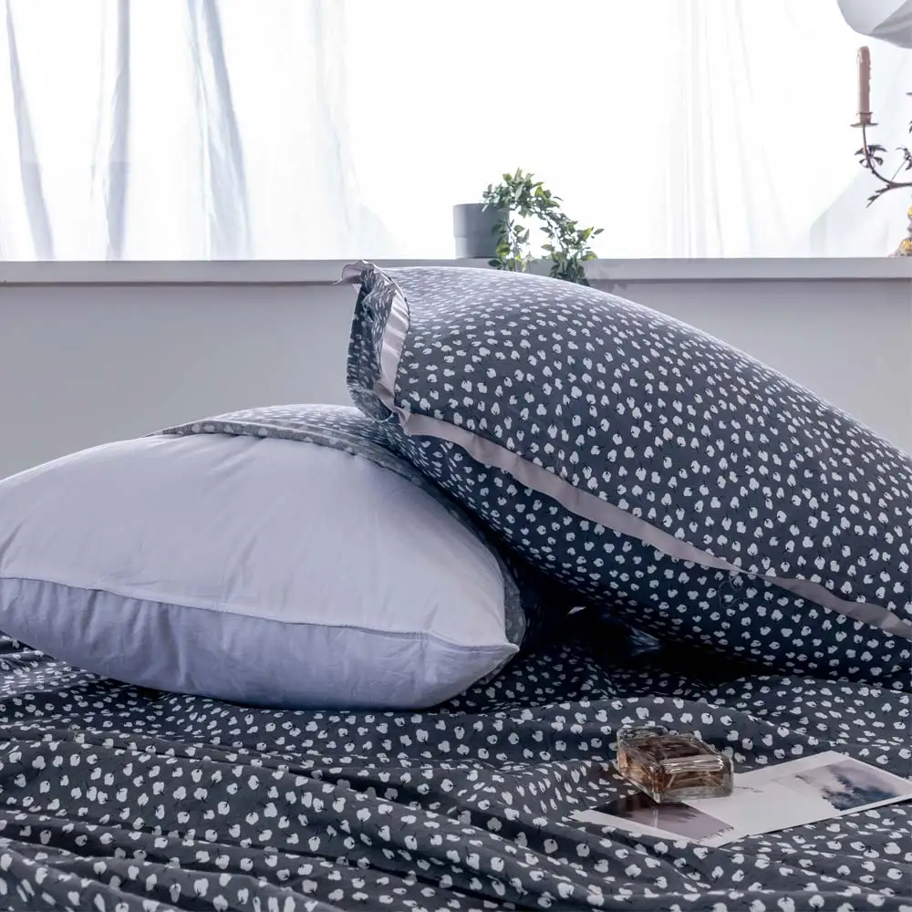cotton flower bedding set duvet cover (1)