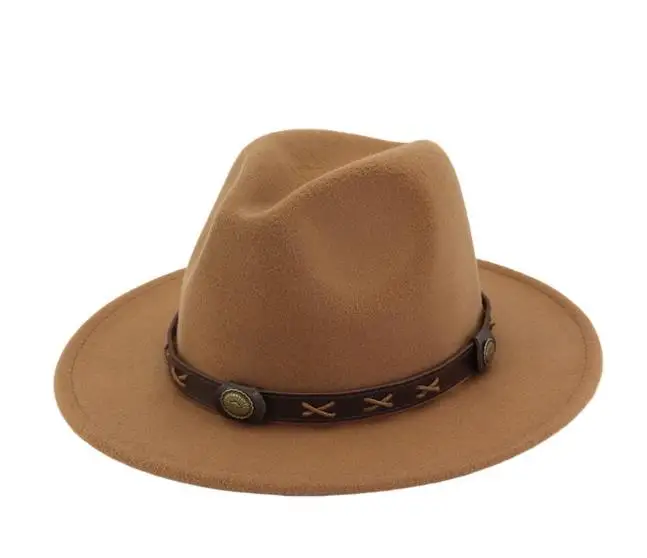 VERIDICAL Новинка, шляпа от солнца, ковбойская шляпа для мужчин и женщин, кепки для путешествий, джазовая шляпа, хорошее качество, ковбойские шляпы Chapeu, 12 цветов - Цвет: 4