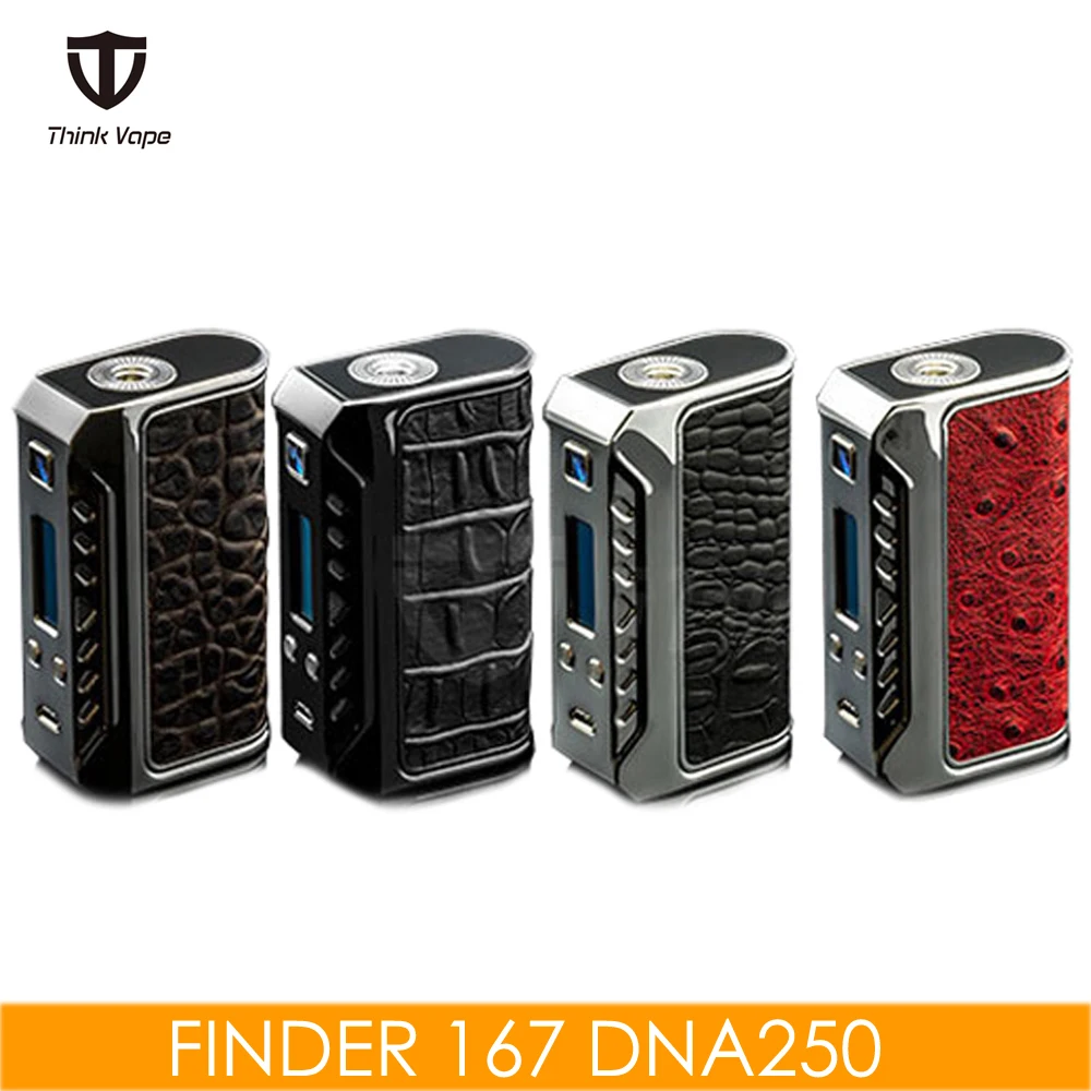 Оригинальный thinkvape Finder 167 коробка mod evolv DNA250 чип TC/VW прошивки Модернизированный