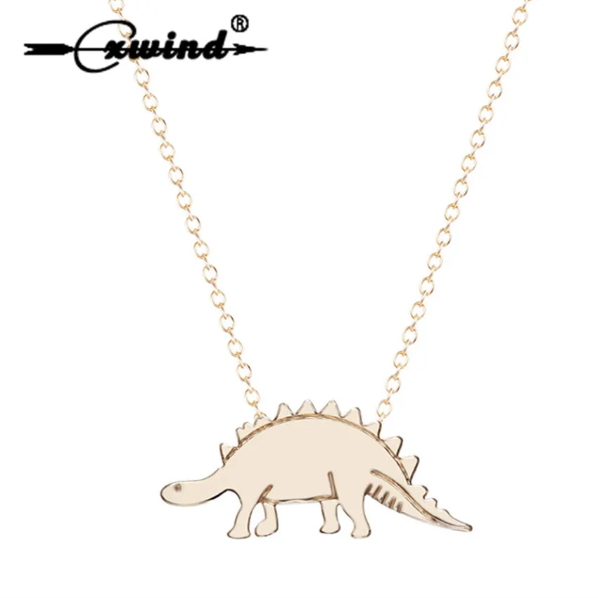 Cxwind Tiny Animal Dinosaur Necklaces for Women Charm Stegosaurus &amp Pendants Best Friend Jewelry collares | Украшения и