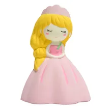 Squishyies dos desenhos animados casamento menina adorável princesa scented lento aumento espremer estresse reliever brinquedo brinquedos squeever z04