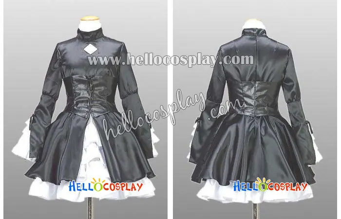 Черное платье меч для косплея Fate/полые ataraxia H008|black cosplay dress|cosplay dresssaber |