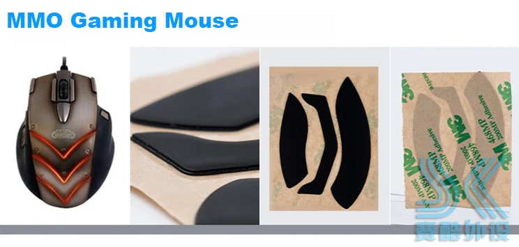 Тефлоновые, для мыши ножные коньки для Steelseries беспроводные Pandaren edition WOW gold mouse MMO gaming Catacly 0,6 мм толщина Замена