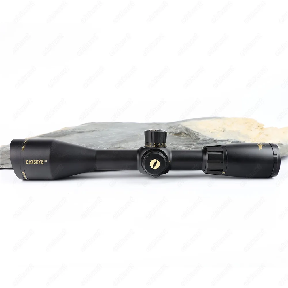 BSA Catseye 4-16X44 SP Hunting Optics Riflescopes Side Parallax Mil-dot Reticle Turrets Lock Integrated Sunshade Rifle Scopes (4)