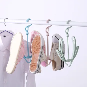 

2019 Plastic Hangers For Shoes Racks Drying Rack Hook Hanger Shoe Drying Rack Small Hanging Rack for Outdoor