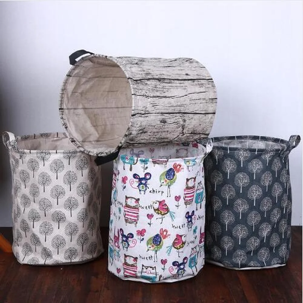 غسل الملابس القذرة القماش أشتات المنظم للمنزل خزانة 35*45 سنتيمتر سلة الغسيل الكتان تخزين LU11231116