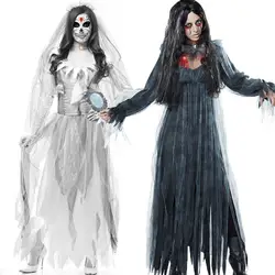 Вампира ampire queen Мода костюмы на Хэллоуин сексуальное платье для отдыха и вечеринок Поставки ведьма террористической невесты Одежда