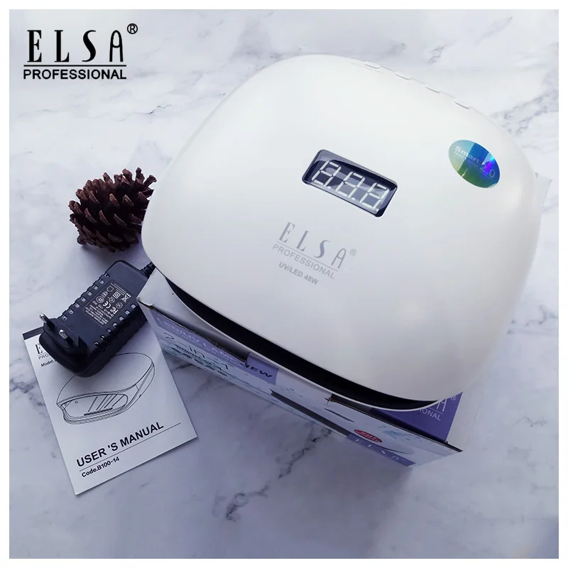 Быстрая на склад, УФ лампа 48 Вт, Сушилка для ногтей, УФ-гель, лампа для отверждения с нижним таймером, ЖК-дисплей, лампа для сушки ногтей