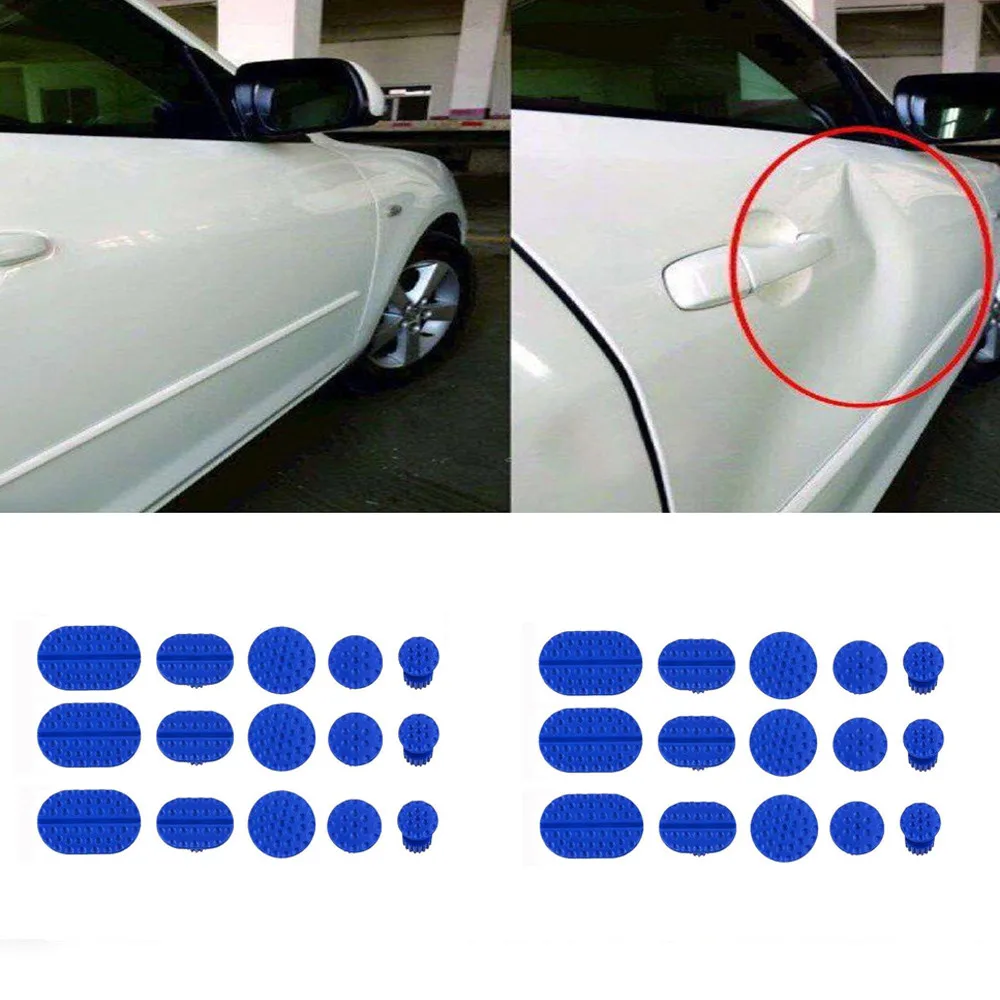 

30Pcs Car Dent Puller Car Paintless Dent Repair Hail Removal Kit Tool Pulling Tabs for Auto Body Repair Tool Puller Tabs #20