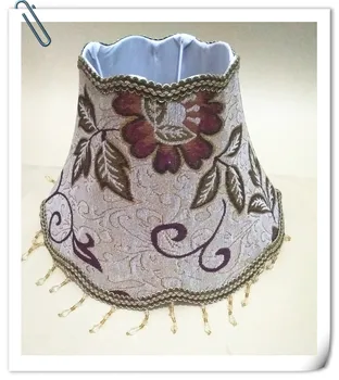 

Free shipping Lamp shade for table lamp flower pattern PVC lamp cover E27 Lamp shade vintage lampshade for bedroom living room