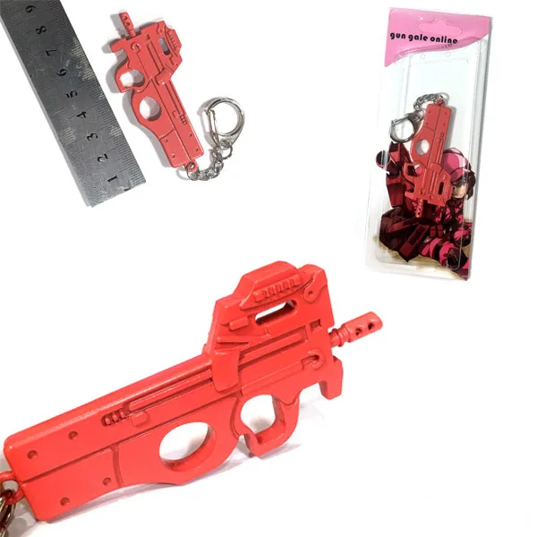 

Fate gun gale online Unisex Key Chain figure cartoon fashion Keychains keyring ornament pendant hot cos