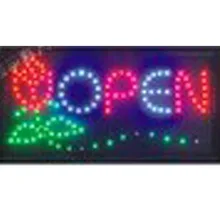 Горячая Распродажа низкая мощность 10*19 дюймов полу-наружное светодиодное освещение знаки для девочек, держащих букет невесты магазин открыт