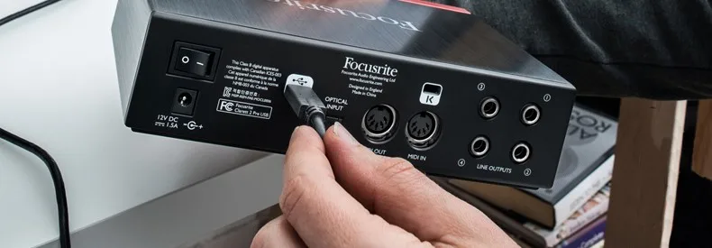 Focusrite Clarett 2Pre USB Запись Звуковая карта 10-вход/4-выход аудио-интерфейс для музыки Организации