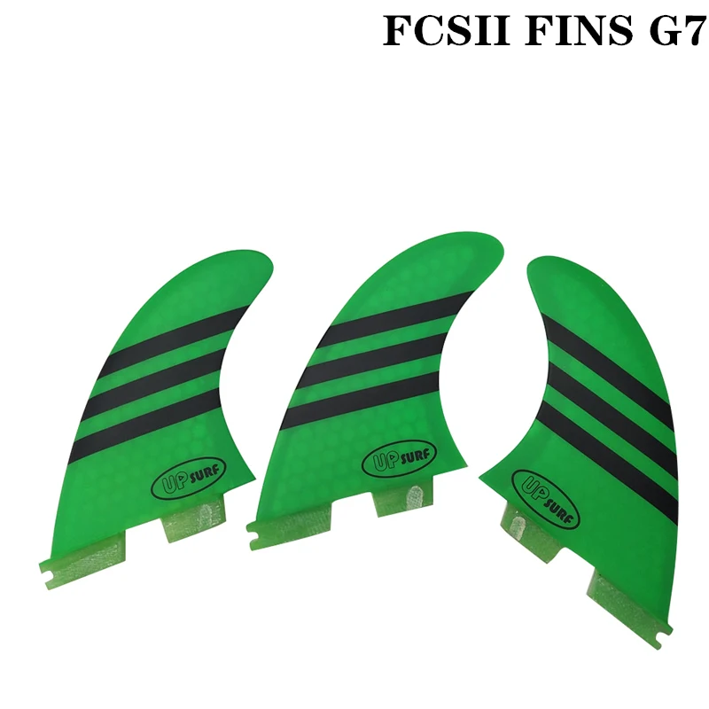 

FCS2 G7 Size Surfboard New style Red/Blue/Green/White color Honeycomb Fins Tri fin set FCS 2 Fin Hot Sell FCS II Fin Quilhas