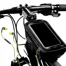 Сумка для горного велосипеда непромокаемая Водонепроницаемая MTB Передняя сумка Мобильный чехол для телефона Аксессуары для велоспорта