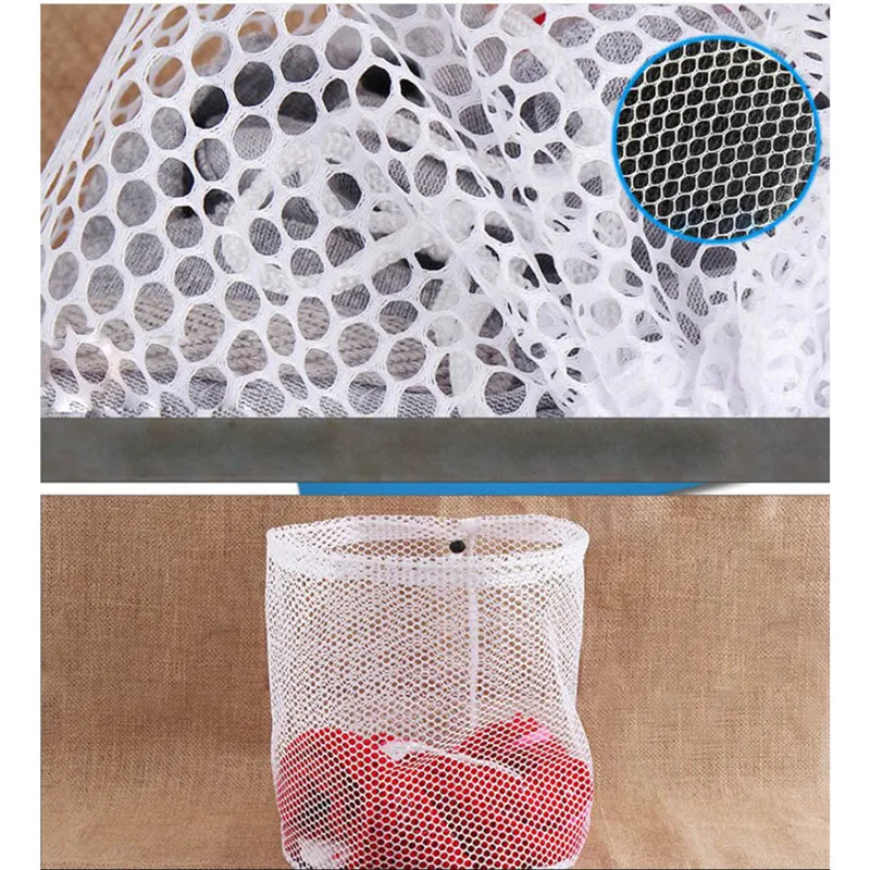 Vogvigo Mesh Home Storage Travel Cosmetic Bag Zipper Case Organizer Storage Pouch Toiletry Beauty Wash Kit Bath Bags