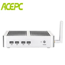 ACEPC мини-ПК Intel Core i5 7200u i3 7100u 7th Gen Kaby Lake Windows 10 безвентиляторный мини-ПК 4K HTPC minipc Nuc HD graphics 620 wifi