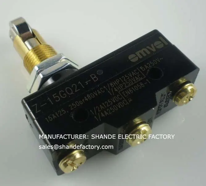 High Quality Mount Cross Roller Plunger Actuated Limit Switch Z 15GQ21