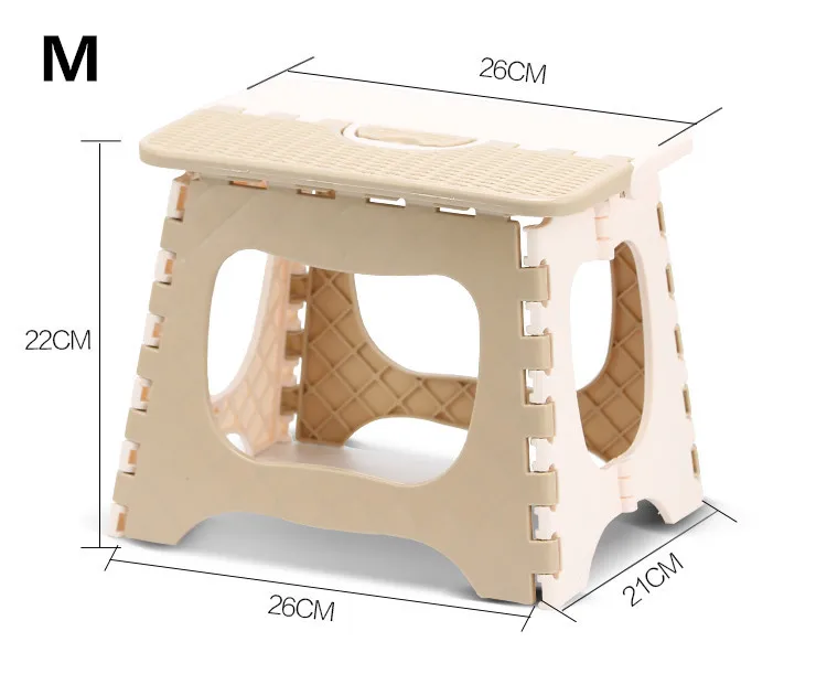 Модный толстый пластиковый складной маленький табурет переносной раскладной стул мини детское сиденье для взрослых домашняя малая скамья