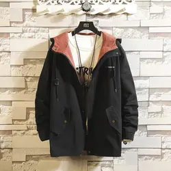 Privathinker новый для мужчин бомбер куртки 2018 s Уличная куртка с капюшоном и пальто для будущих мам мужской японский осень зим