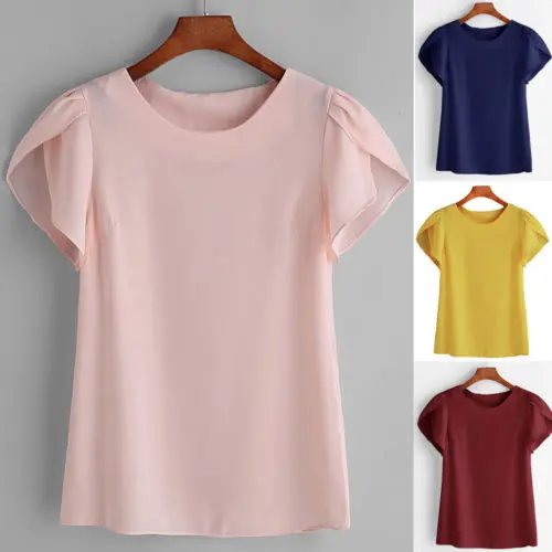 

2018 Fashion Womens Multi Chiffon Summer Vest Top Sleeveless Casual Tops T-Shirt