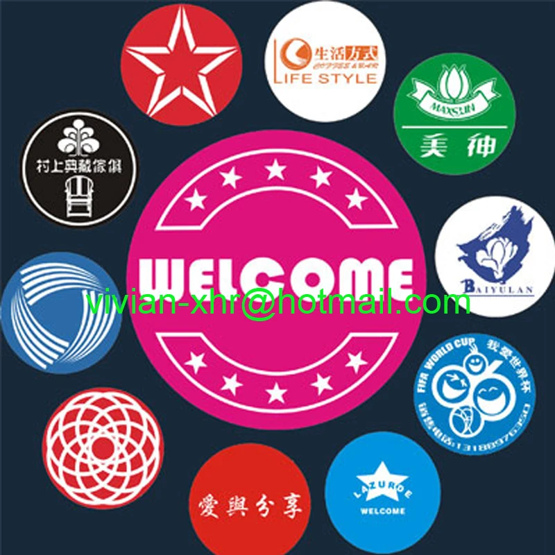 Custom Gobo Single Color Glass Template Slide for Logo Image Pattern Slide Proyector de Gobos